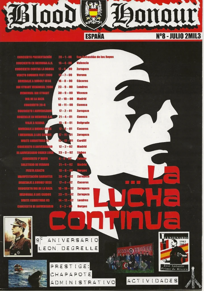 Fanzine de Blood and Honour del año 2003