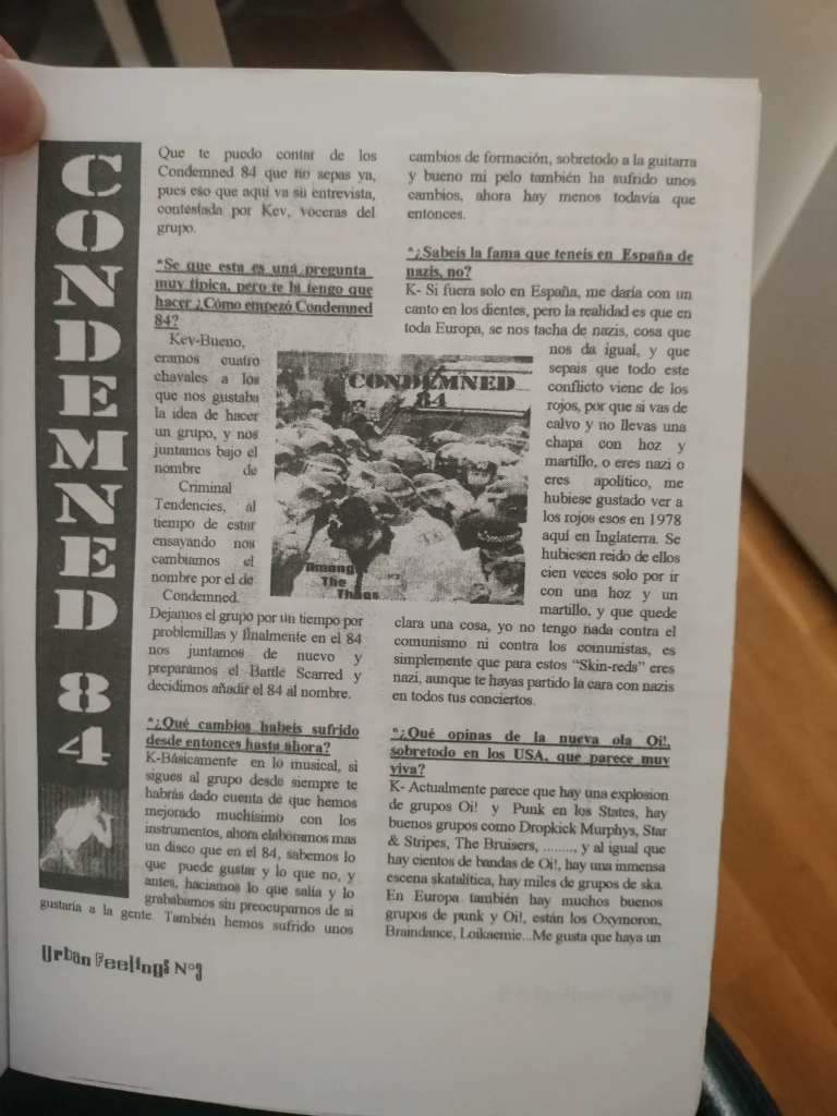 Entrevista a Condemned 84