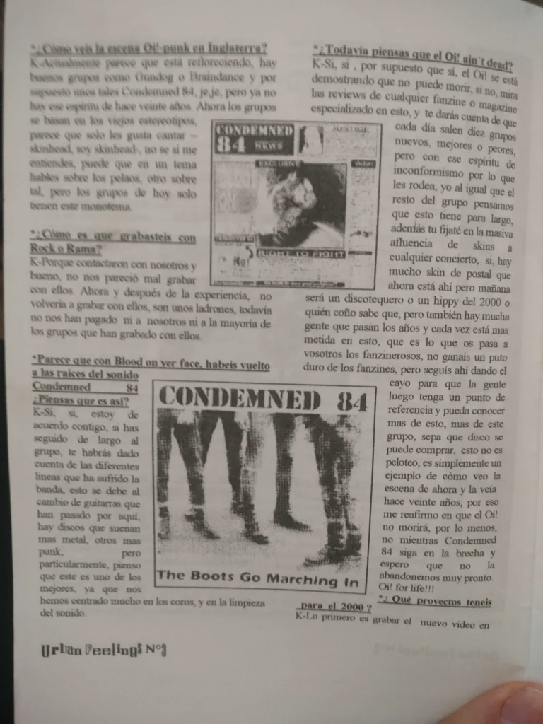 Entrevista a Condemned 84