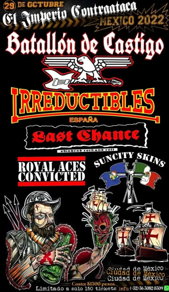 Concierto en el que participaron Royal Aces Convicted