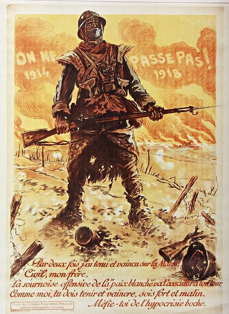 Cartel de la Primera Guerra Mundial francés.