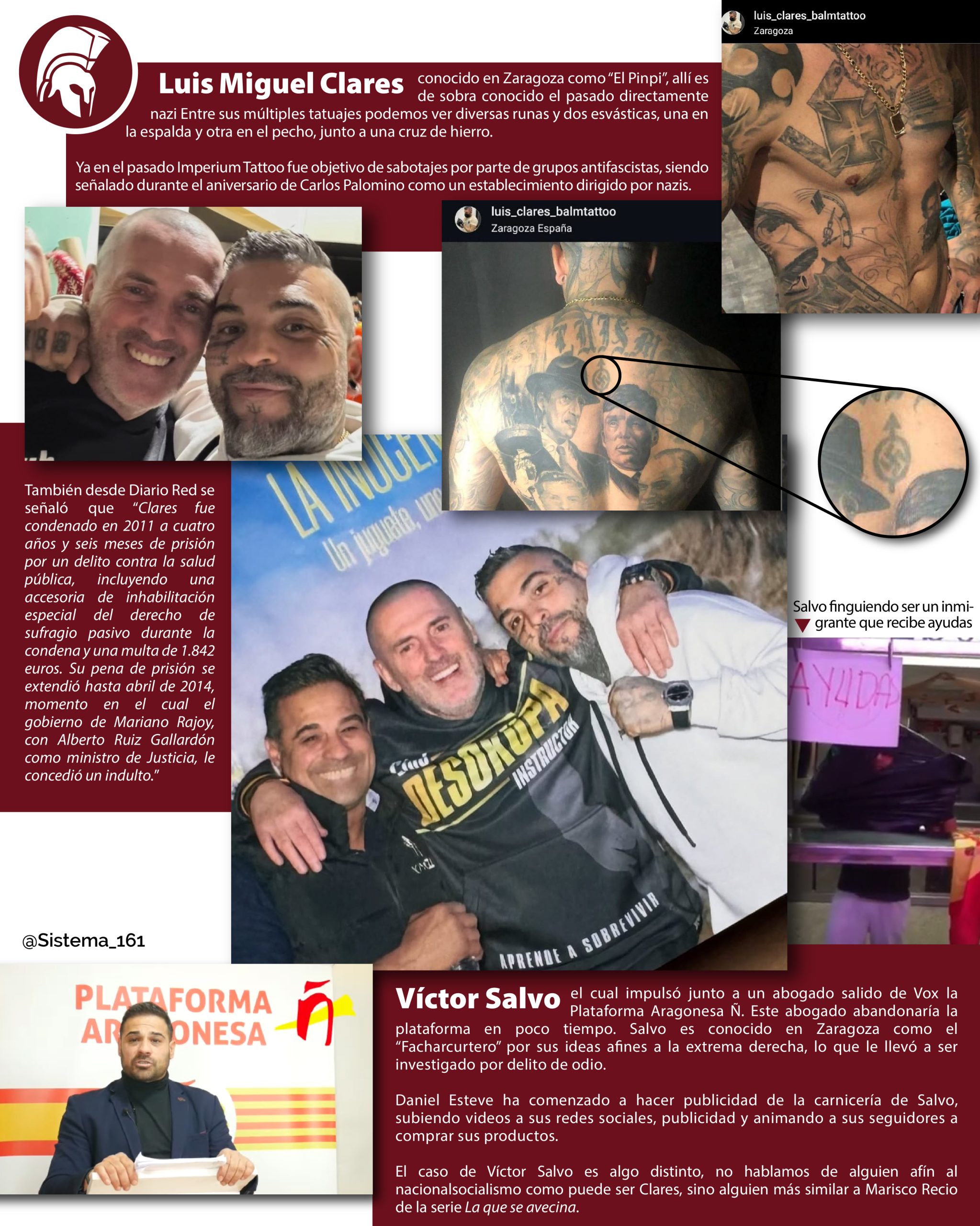 Vínculos de Desokupa con Víctor Salvo y Luis Clares de Zaragoza.