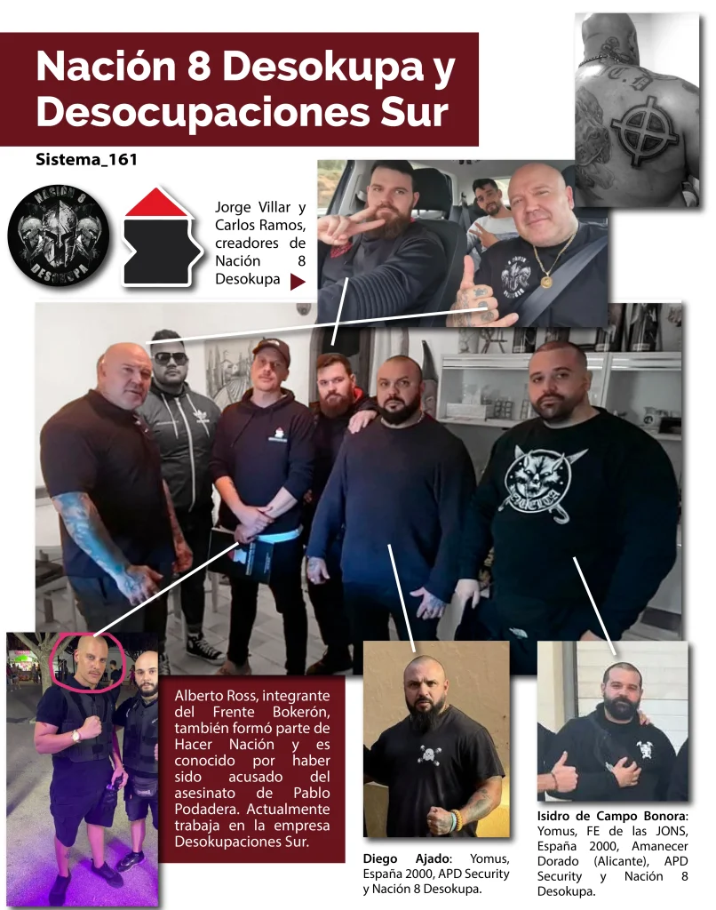 Las empresas Nación 8 Desokupa y Desocupaciones Sur- Málaga trabajando juntas.