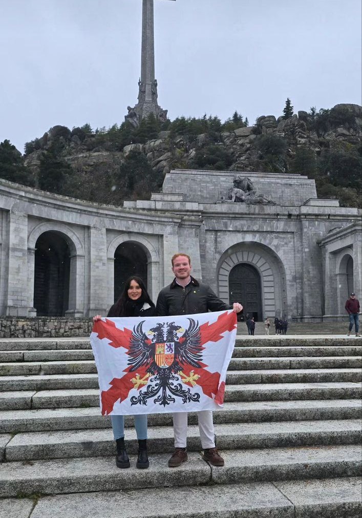 Álvaro Mencos en el Valle de los Caidos