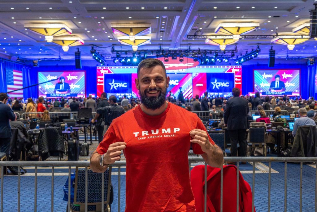 Pablo Gasca de Vox en la CPAC