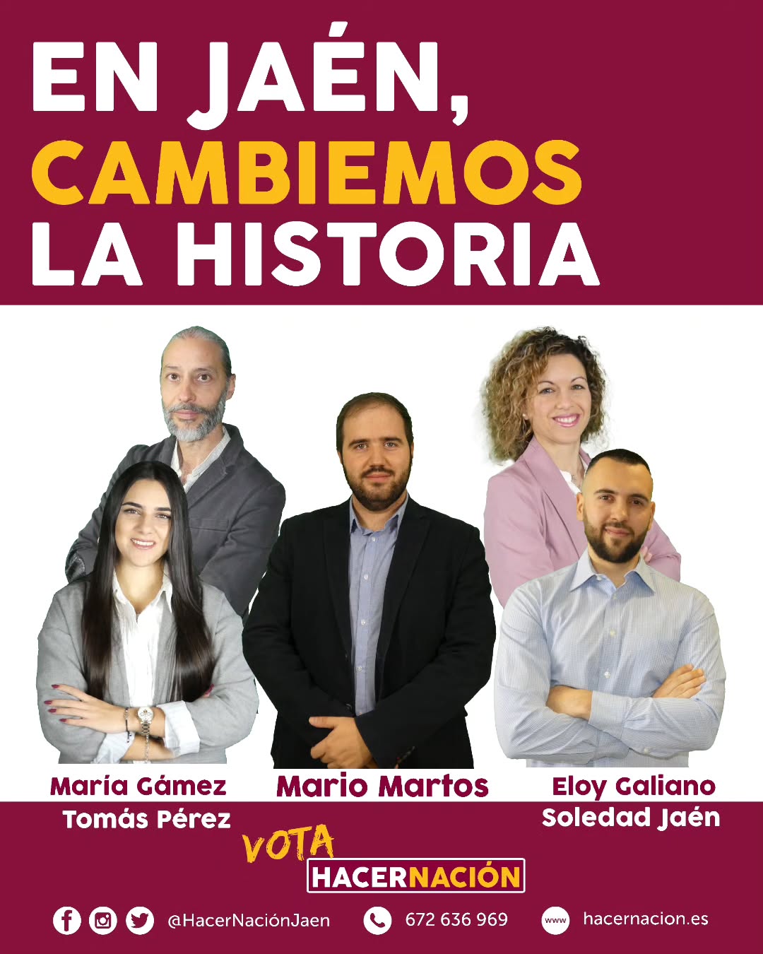 Miembros de Hacer Nación que terminaron en Vox.