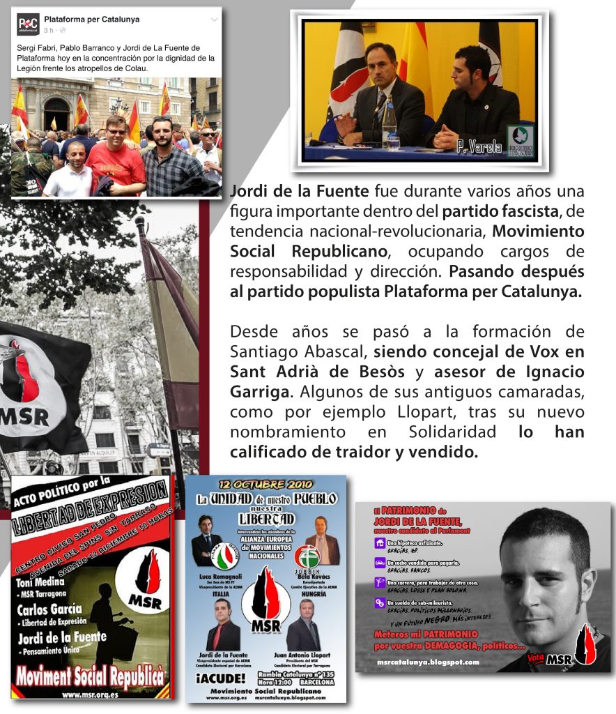 Jordi de la Fuente del MSR a Vox