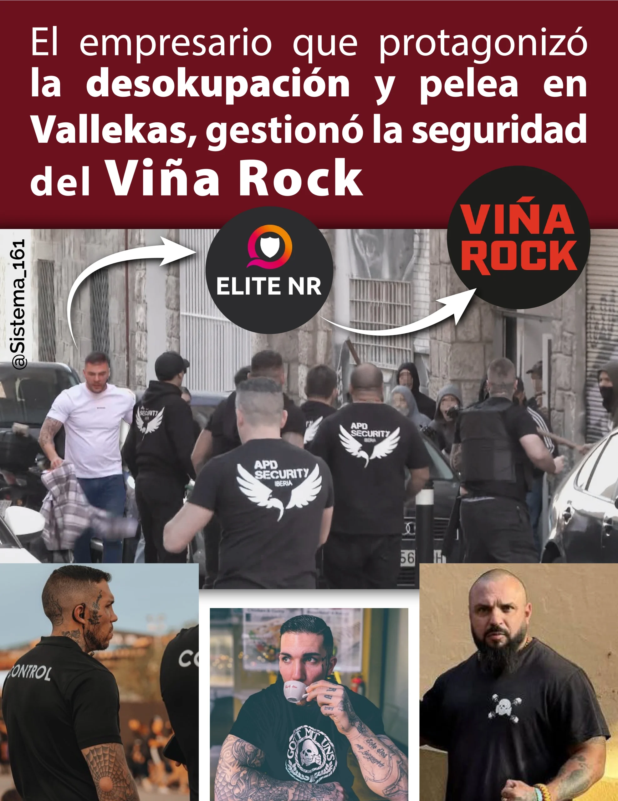 El empresario que protagonizó la desocupación y pelea en Vallekas, gestionó la seguridad del Viña Rock
