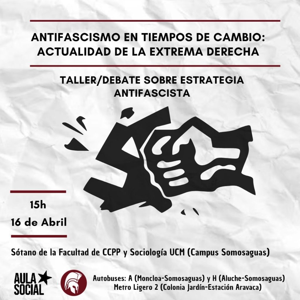 Charla en la facultad de Somosaguas (Madrid) en Abril de 2026.