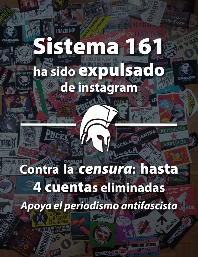 Sistema 161 censurado de instagram